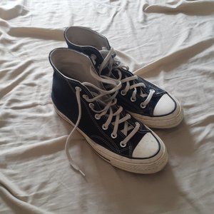 Converse Chuck 70s Black Vintage Canvas Sneakers